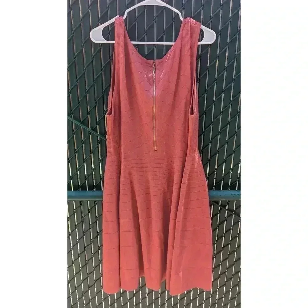 Women's sleeveless sweater dress in terra cotta/Rust by Torrid in size 3 (Plus) - Picture 2 of 6